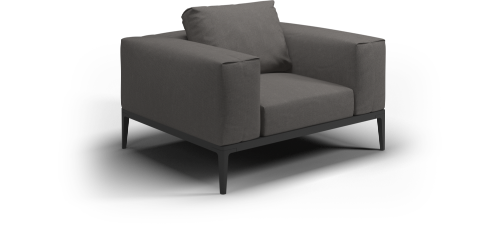 Grid Lounge chair - water resistant collection