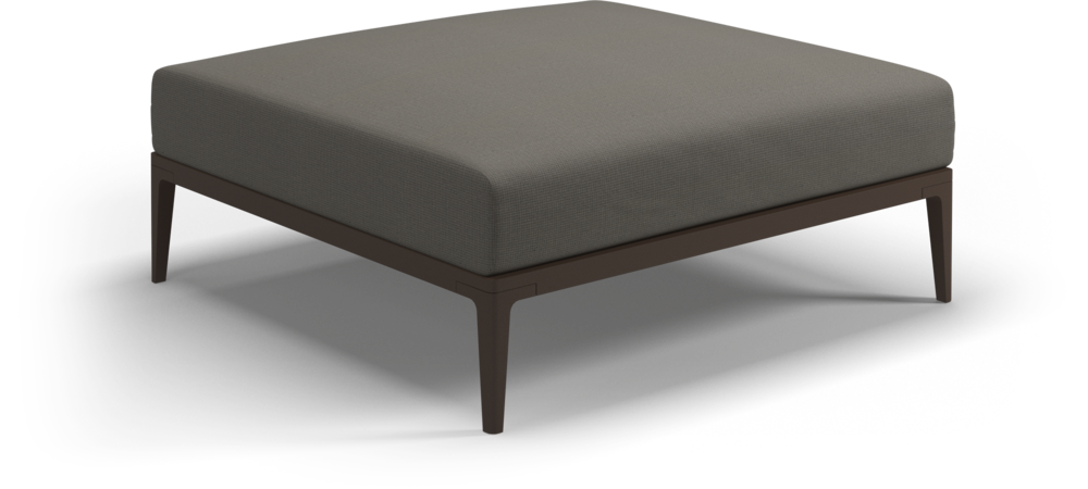 Grid ottoman - outdoor performance collection