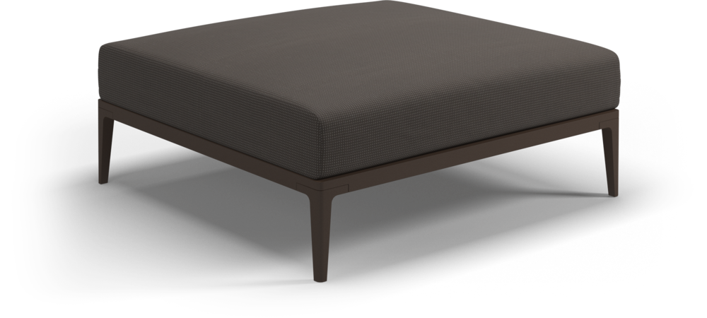 Grid ottoman - outdoor performance collection