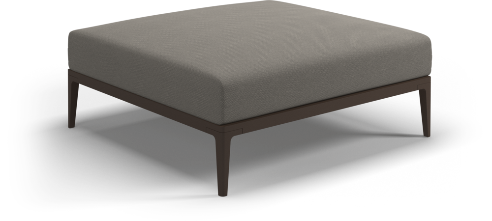 Grid ottoman - outdoor performance collection
