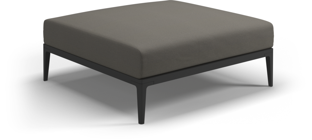 Grid ottoman - outdoor performance collection