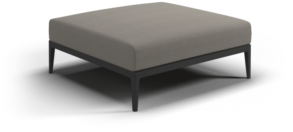 Grid ottoman - outdoor performance collection