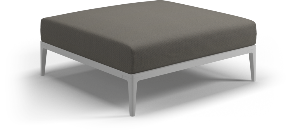 Grid ottoman - outdoor performance collection