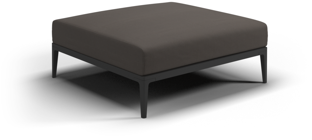 Grid ottoman - outdoor performance collection